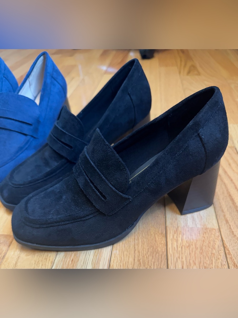 BUNDLE- 3 Pairs Journee Women’s Malleah Heeled Loafers/ Pumps sz7- Basically New - Picture 2 of 7